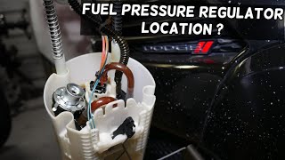 FUEL PRESSURE REGULATOR LOCATION DODGE JEEP CHRYSLER FIAT ALFA ROMEO. WHERE IS THE FUEL PRESSURE REG