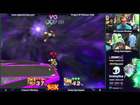 S@X 9/16/14 - Crescent Monkey (Captain Falcon) vs Swag Apocalypse (Diddy Kong) - Project M