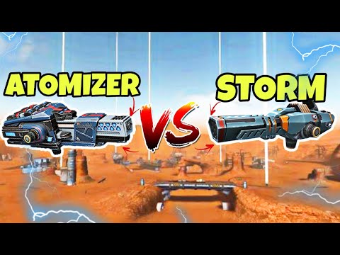 [WR] 🔥 ATOMIZER VS STORM COMPARISON & GAMEPLAY || WAR ROBOTS TEST SERVER ||