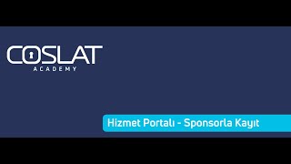 COSLAT Firewall - Hizmet Portalı - Sponsorla Kayıt