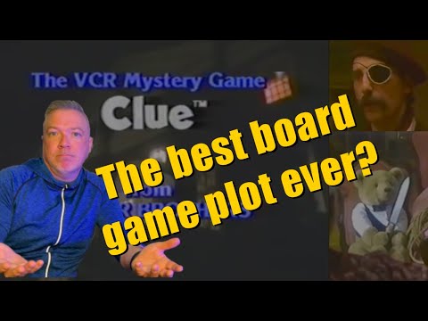 Clue The VCR Mystery Game has a Really Good Story