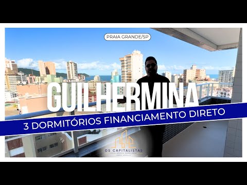 Apartamento 3 dormitórios com vista mar na Vila Guilhermina