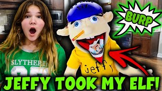 Jeffy Ate My Elf?! Don’t Leave Creepy Puppet Home Alone! Skit