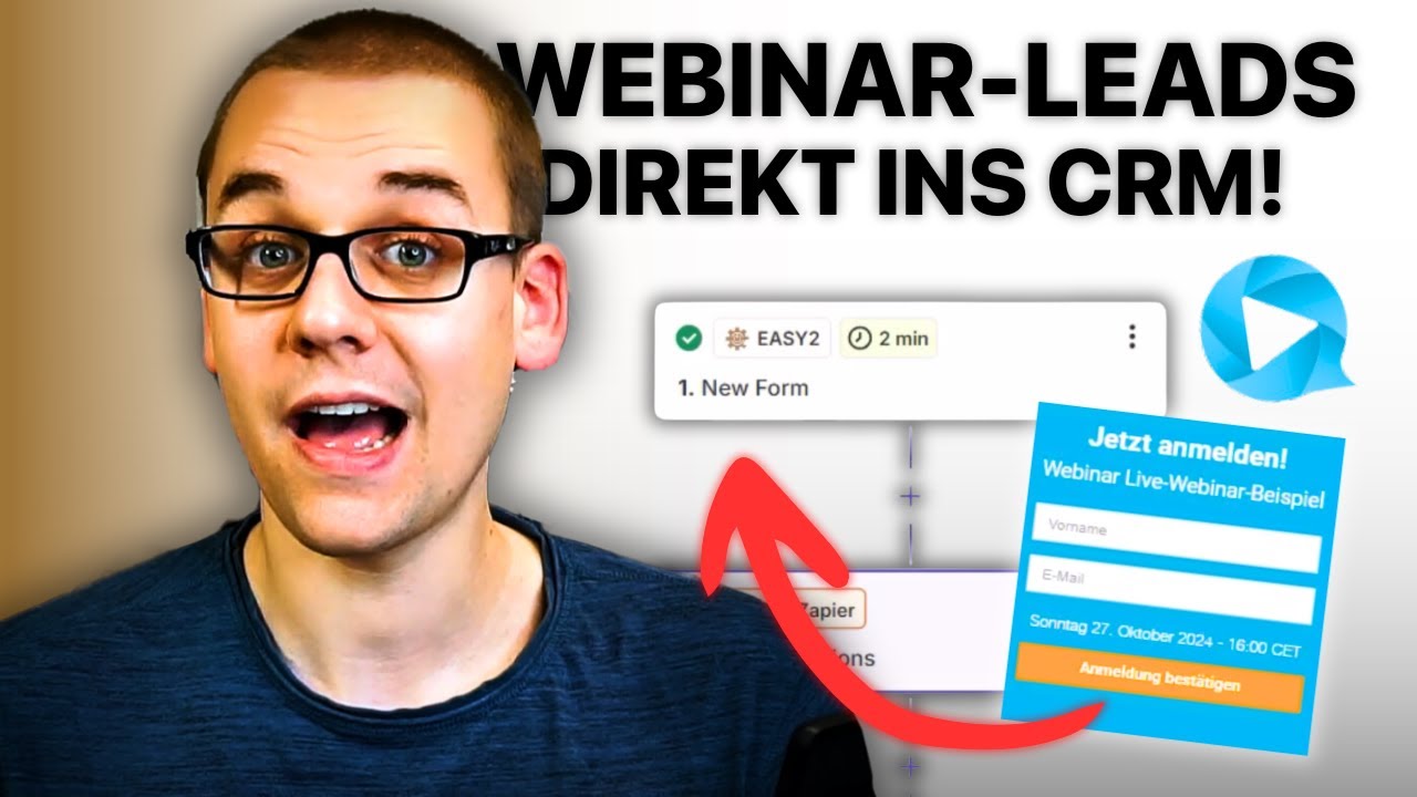 TUTORIAL: Schnittstelle für WEBINAR-LEADS mit deinem CRM einrichten! (EASY2 - WebinarGeek)