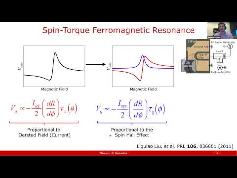 Online Spintronics Seminar #28: Marcos Guimarães