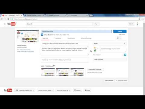 Youtube Beginners Guide To A Successful Channel - Uploading \u0026 Adding YouTube Video Title