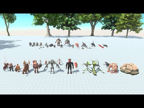 Aquatics With Mutant Primates & Reptiles VS Ancient Humans  With Infernal‘s & Giant vertebrae