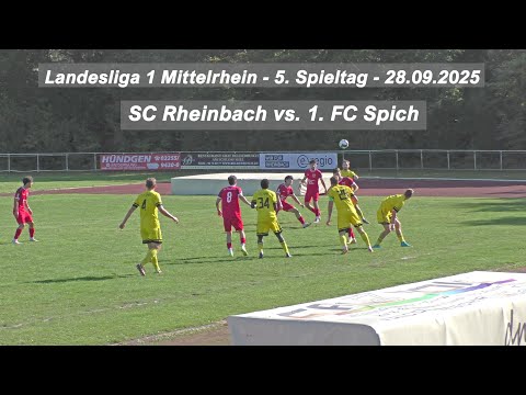 Fussball Landesliga 1 Mittelrhein - SC Rheinbach vs 1. FC Spich