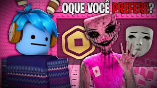 Investigando o jogo de "Você Prefere" mais BIZARRO do Roblox...