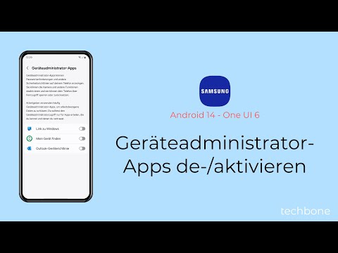 Geräteadministrator-Apps aktivieren oder deaktivieren - Samsung [Android 14 - One UI 6]