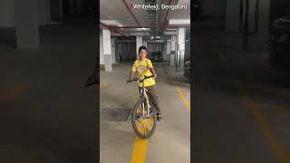 Daiwik Sarkar cycling training