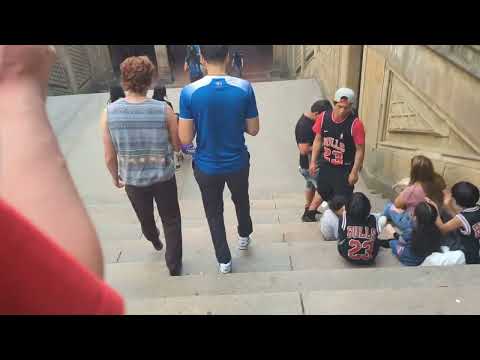 exploring the Bethesda Terrace Central Park NYC with @patricknedz