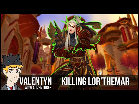 Warcraft - Assassinating Lor'Themar Theron 4K 60 FPS