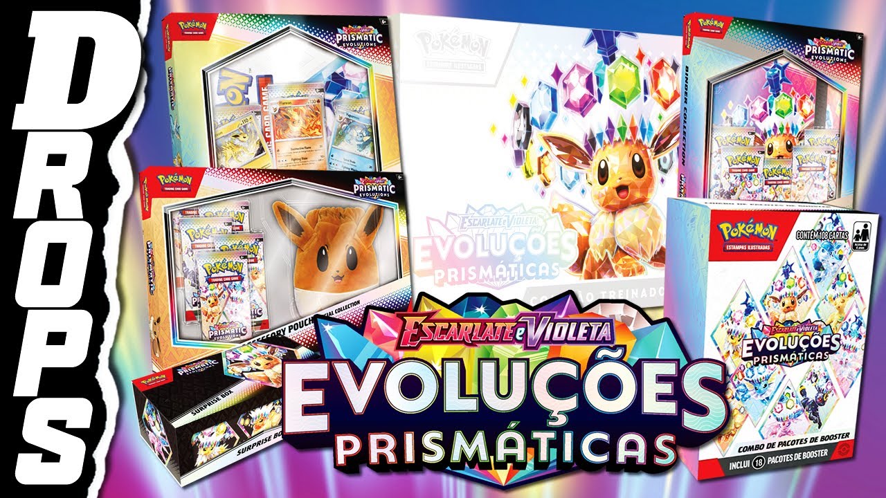 FINALMENTE, revelada a coleção das Eevolutions: Evoluções Prismáticas!