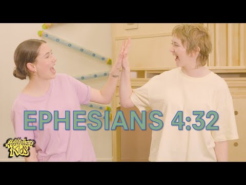 Cubby House Memory Verse for Preschoolers • EPHESIANS 4:32 • Adventure Kids​