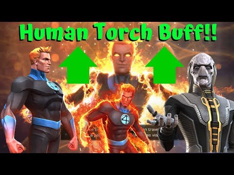 HUMAN TORCH BUFF!! Balance Update! - Marvel Contest of Champions