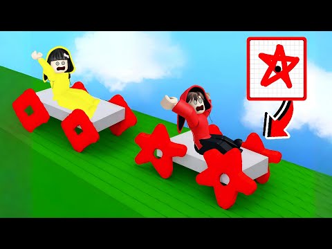 Yuta, Mio, and Baby Celine Race Using Weird Wheels || ROBLOX
