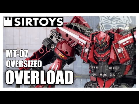 Mechanical Alliance MT 07 Oversized Transformers Studio Series Overload Review