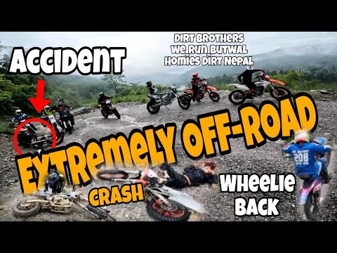 Ride day Saturday 🔥 Extreme off-road | Crash 💥 