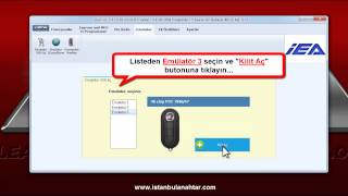 "Emülatör: 3 46 Çip Pcf 7946/47"  Kilit Açma İşlemi