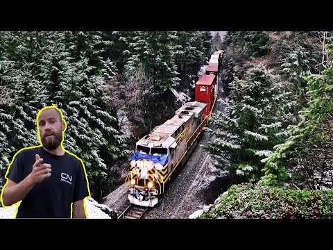 TRAIN CHASING WITH TYSON! HEAVY WET SNOW DOESN’T STOP US OR THE TRAINS!