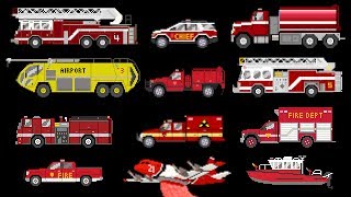 Download lagu Fire Vehicles - Emergency Vehicles - Fire Trucks - The Kids' Picture Show (Fun & Educational) mp3