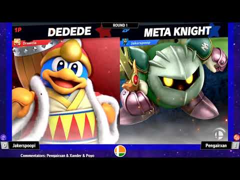 Jakerspoopi (Meta Knight) vs Pengairxan (Dedede) - Kirby Fighters India Tournament #18