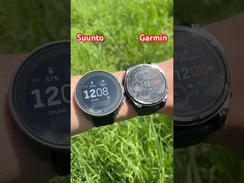 Fénix 8 Solar (Garmin) VS Vertical Solar (Suunto) : which one do you prefer? #suunto #garmin #runner