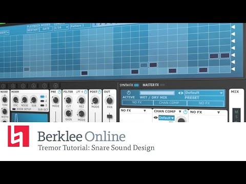 Using Snare Sound Design in FXpansion Tremor