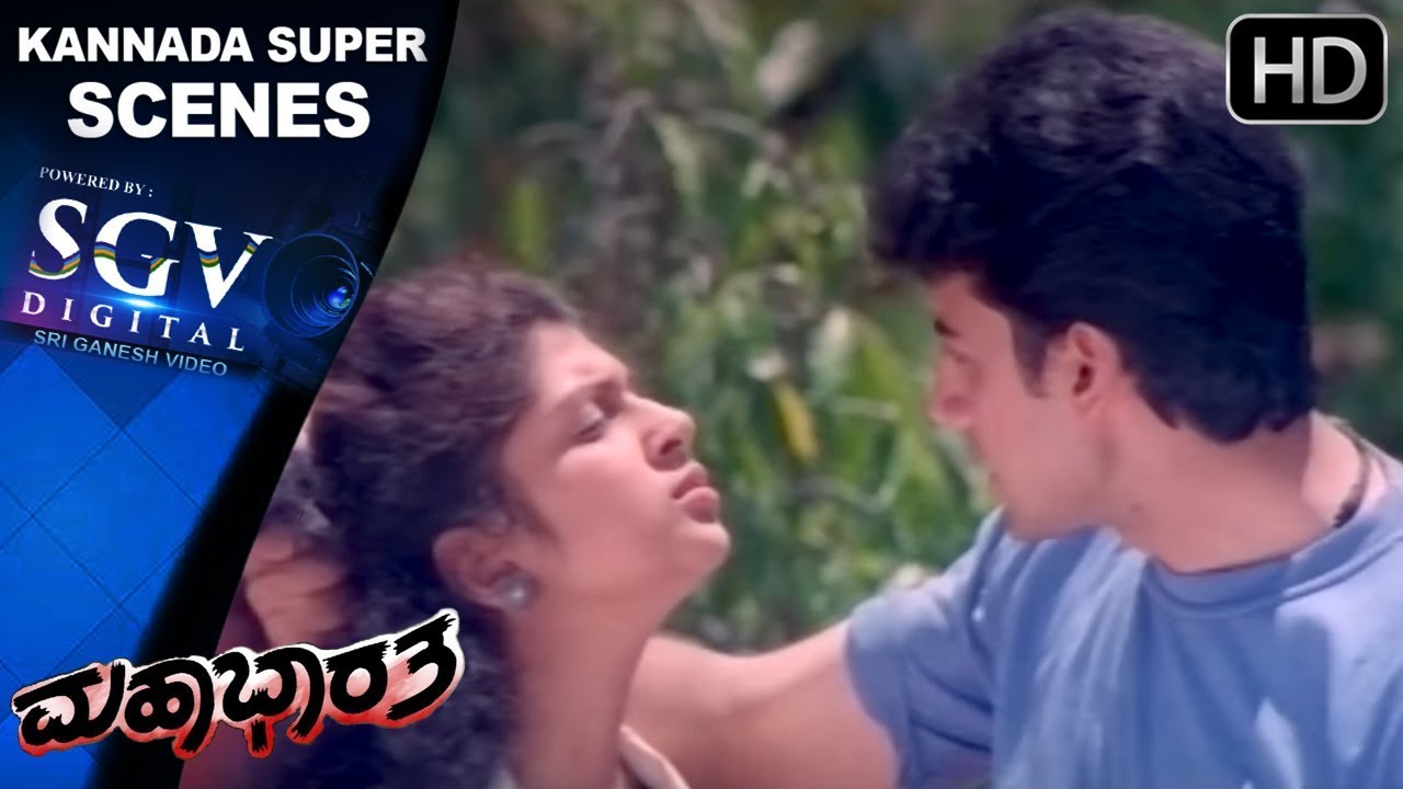 Darshan and Vinod Raj Fight Scene - Kannada Super Action Scenes | Mahabharatha Kannada Movie