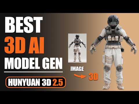Create BETTER 3D AI Models Than Ever Before! - Hunyuan 3D 2.5