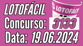 Lotofácil de Hoje, LOTOFÁCIL de hoje 19/06,