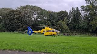 North West Air Ambulance came to town.