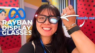I Tried the NEW Meta RayBan Display Glasses! | Meta Connect 2025