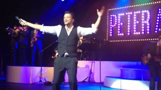 Peter Andre singing mysterious girl with the band Southend