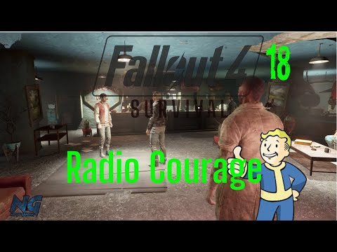 Fallout 4 Survival Mode Walkthrough part 18: Radio Courage