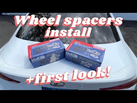 LEXUS IS350 - H&R Wheel Spacers Install! Perfect Fitment?