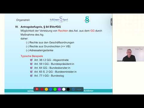 Organ dispute proceedings - admissibility and merits