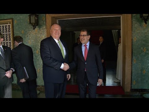 رئيس الحكومة يتباحث بالرباط مع وزير الخارجية الأمريكي مايك بومبيو