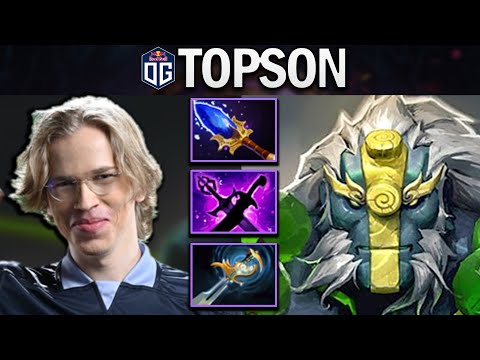 OG.TOPSON EARTH SPIRIT WITH AGHANIMS - DOTA 2 7.28 GAMEPLAY
