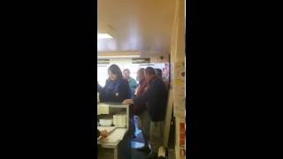 CORNISH SONGS SANG IN PORTHLEVEN CHIP SHOP