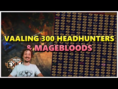 [PoE] Vaaling 300 Headhunters &  Magebloods - Stream Highlights #817