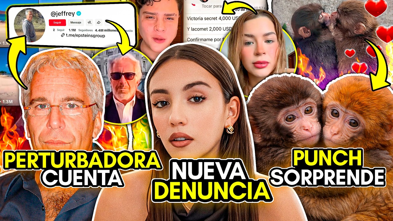 INFLUENCER DENUNCIADO! MARIANNE GONZAGA! EPSTEIN sube VIDEOS!? CUBA en ALERTA! MONO PUNCH regresa!