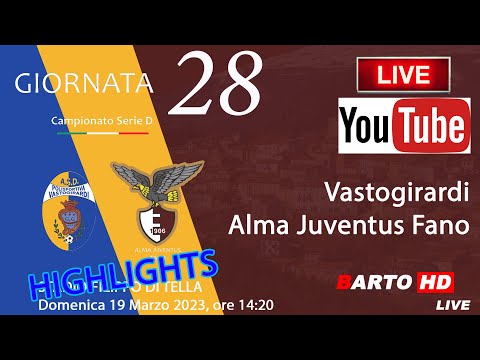 Vastogirardi - Alma Juventus Fano 0-1 - Highlights e interviste - 19 Marzo 2023