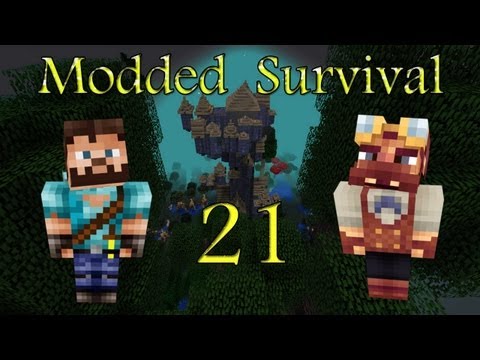 Minecraft: Modded Survival Ep.21 - Hydra Battle!