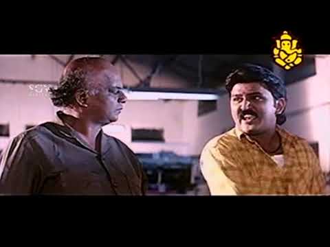 Factory Workers Kidnapped Ramesh's Son Scene | Mutthu Kannada Movie | Shruthi | Kannada Super Scenes