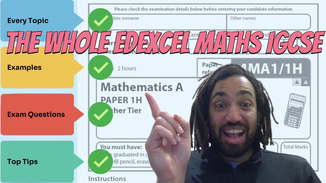 Edexcel Maths IGCSE 4MA1 Course | Everything You Need To Know | Examples | Exam Questions