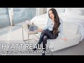 3 LOOKS STYLISH Business Styles Leather Pants And HYATT HOTEL TOUR