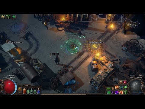 Poison BV Pathfinder - Endless Delve HC - lvl 90, depth 221, rank #34 Pathfinder