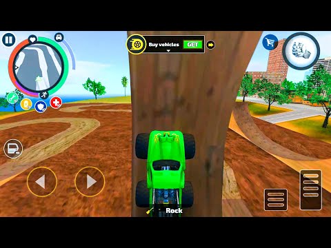 Rope Hero: Vice Town (Monster Truck and all Car Stunt) Games Kon – HD Android Gameplay